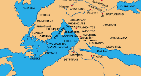 old testament map